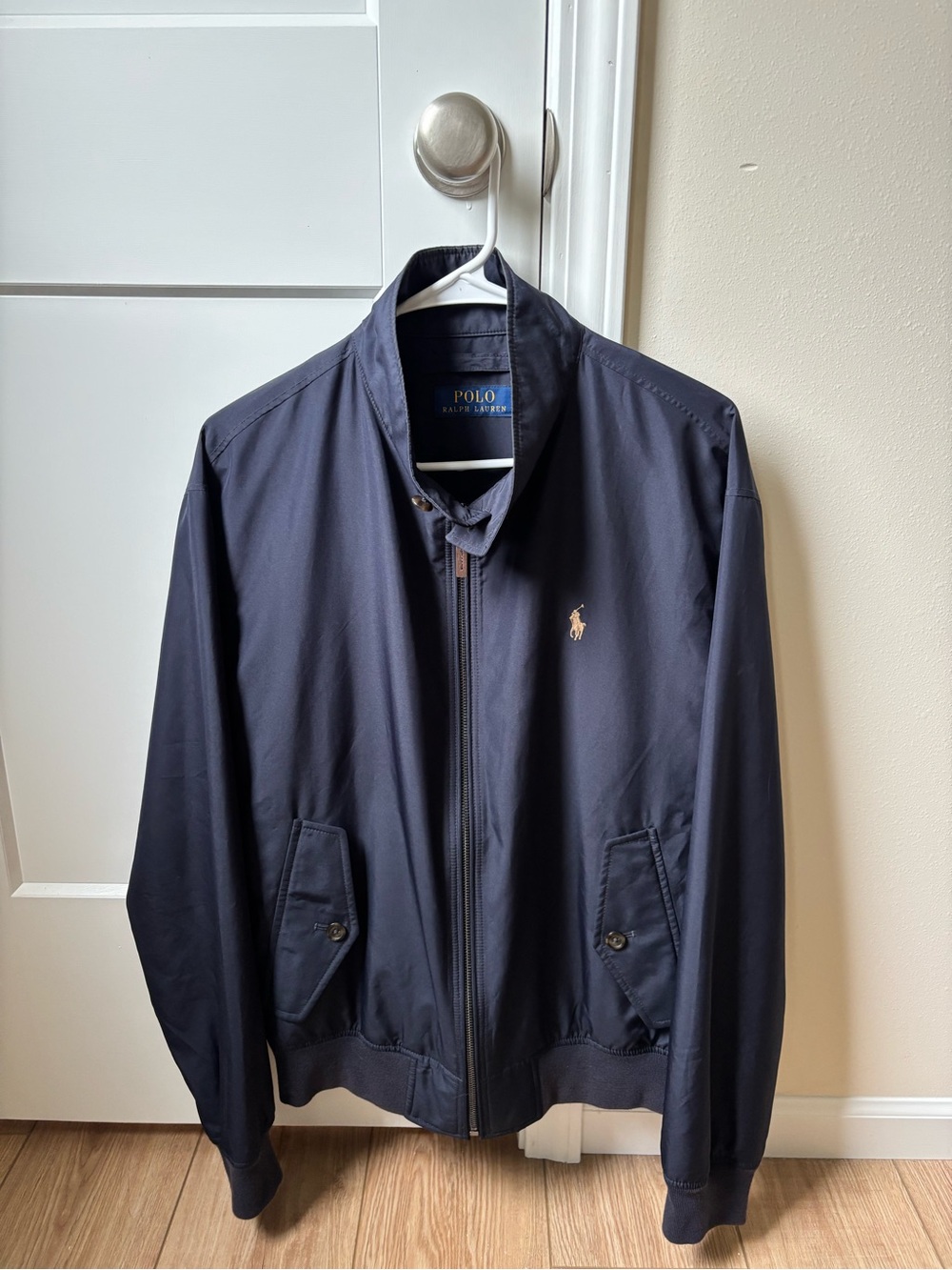 Ralph Lauren Harrington Jacket in Navy & Cream